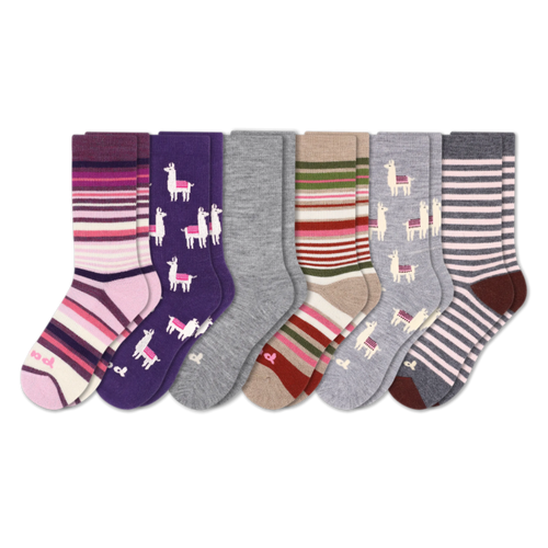 6 Pack - Women's Crew Pacas Socks