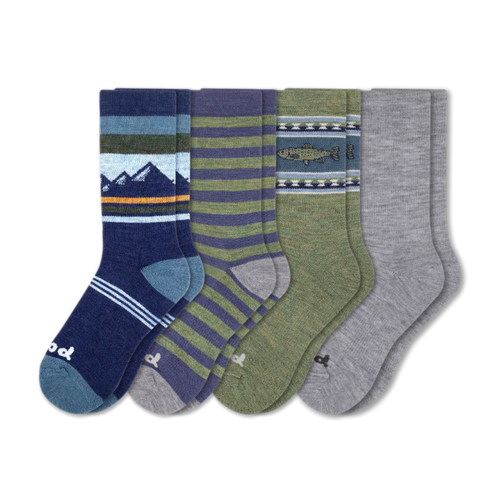 4 Pack - Men's Crew Pacas Socks