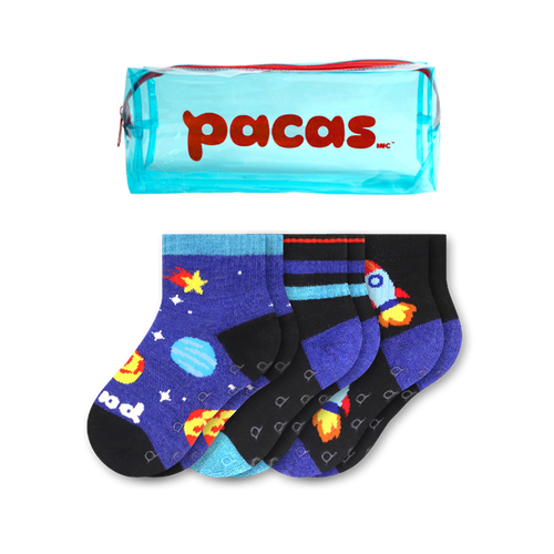 3 Pack - Toddler Pacas Gripper Socks