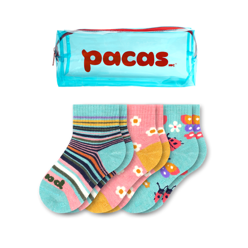 3 Pack - Toddler Pacas Gripper Socks