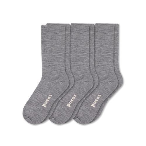 3 Pack - Women's Light-Weight Crew Pacas Socks