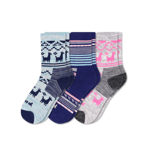 3 Pack - Women's Hiking Crew Pacas Socks