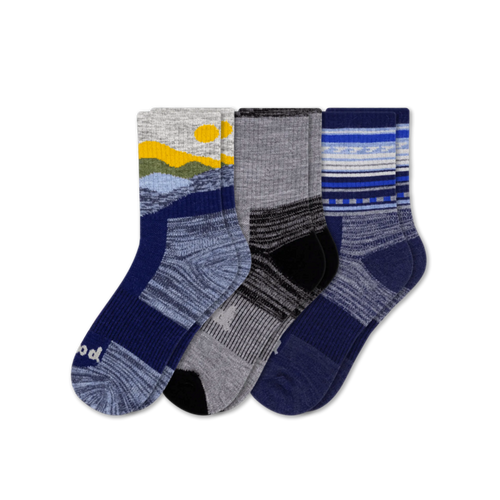 3 Pack - Men's Hiking Crew Pacas Socks