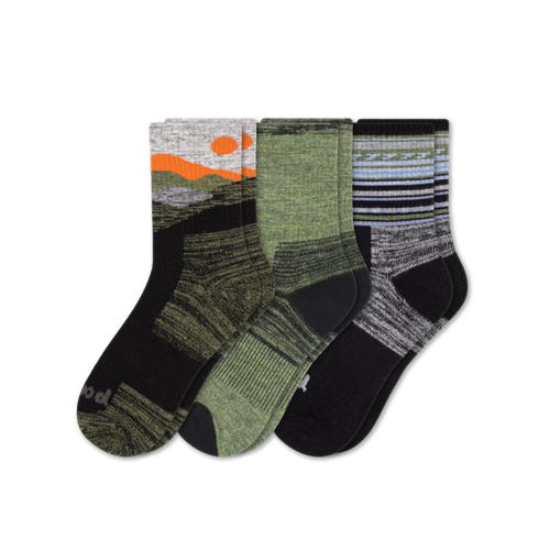 3 Pack - Men's Hiking Crew Pacas Socks