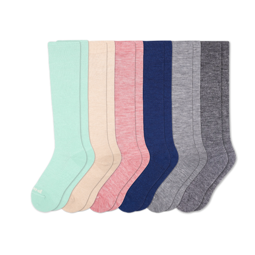 6 Pack - Women's Compression Socks